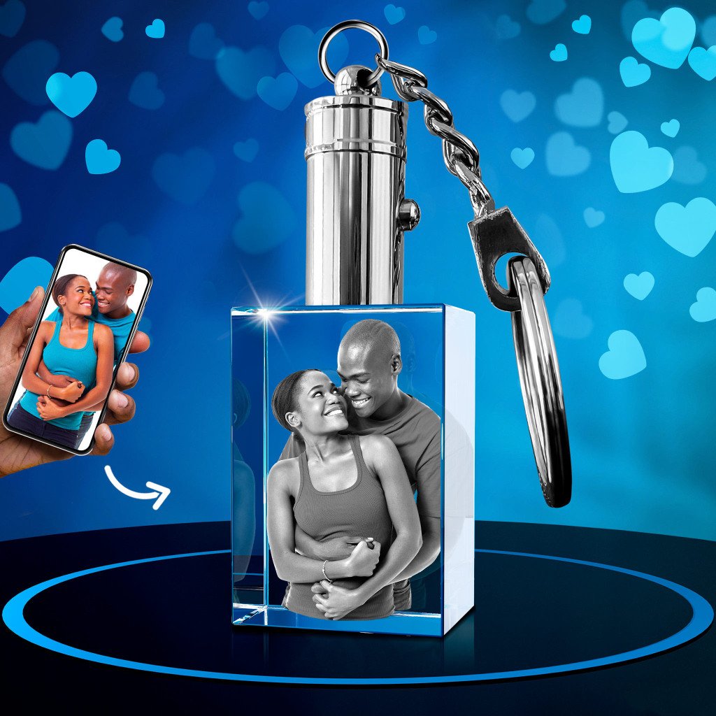 Keychain Rectangle 3D