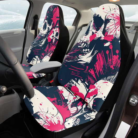 Punk Rock Skulls Car Seat Cover