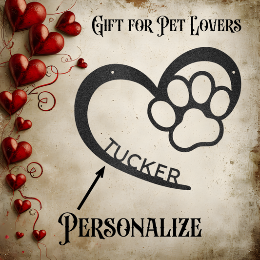 Personalized Puppy Love Monogram